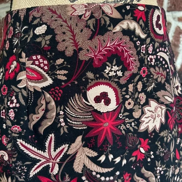 VINTAGE briggs petite black paisley maxi skirt - Picture 2 of 4